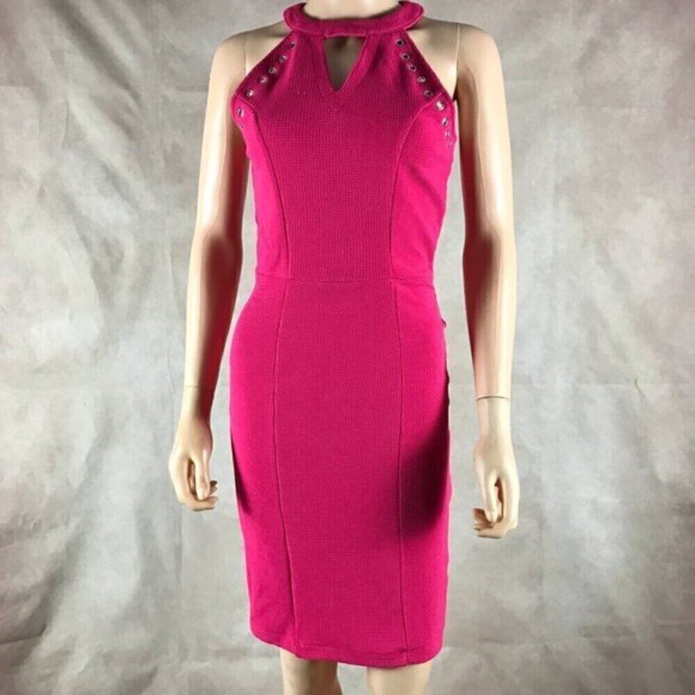 XOXO Hot Pink Bodycon Dress SMALL